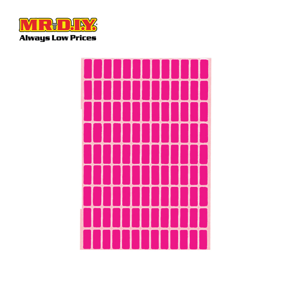 (MR.DIY) Colour Label Sticker (8x20mm) (10 pieces)
