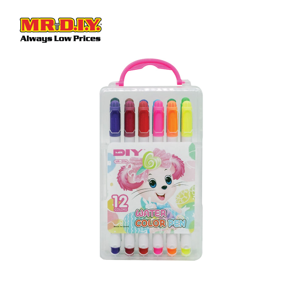 (MR.DIY) Colorful Watercolor Pen (12pcs)