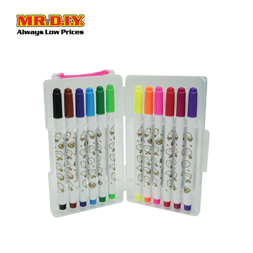 (MR.DIY) Colorful Watercolor Pen (12pcs)