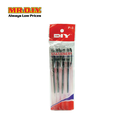 MR.DIY 0.5mm Ball Pen Black (4pcs)