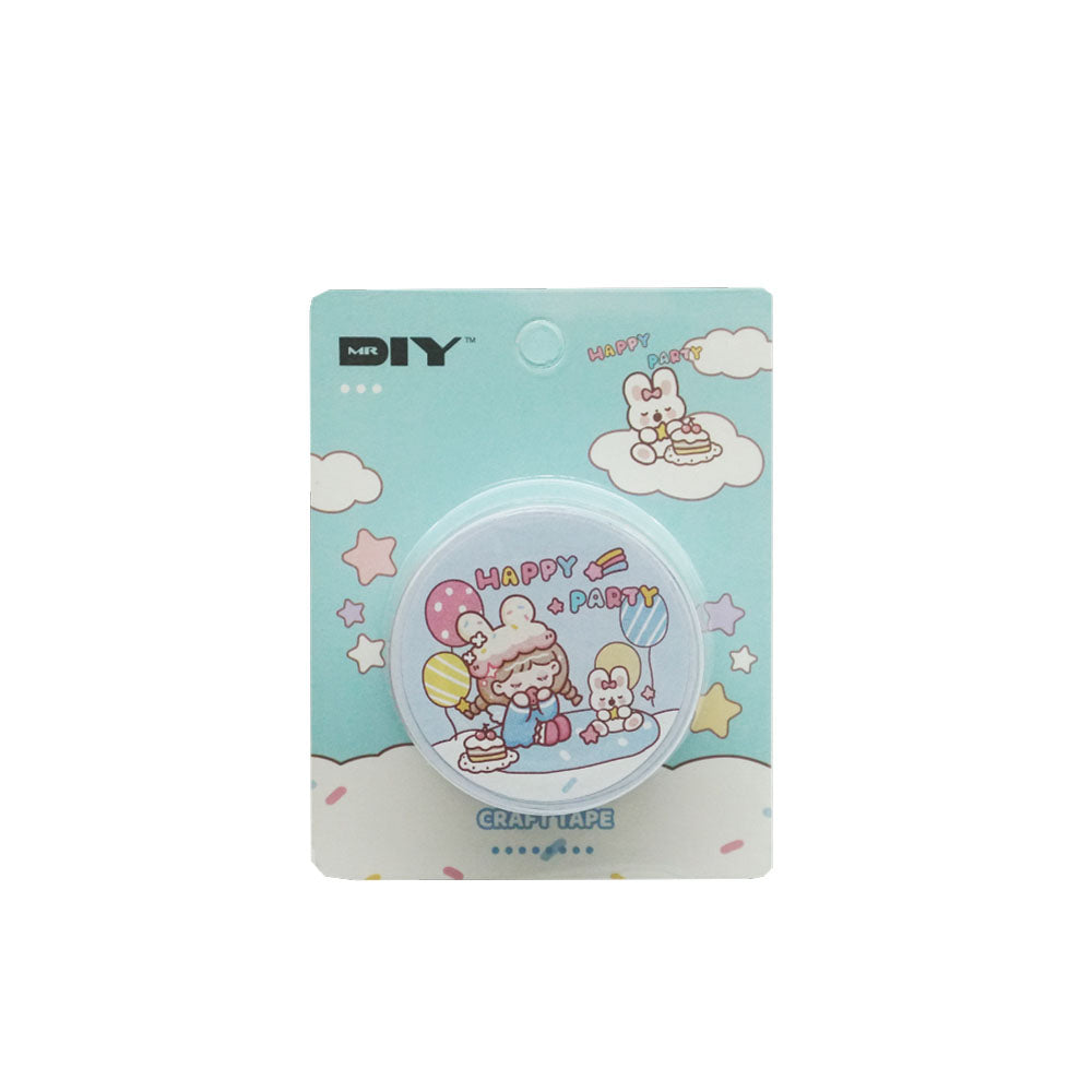 (MR.DIY) Printed Craft Washi Tape Cute Cartoon (100 x 22mm)