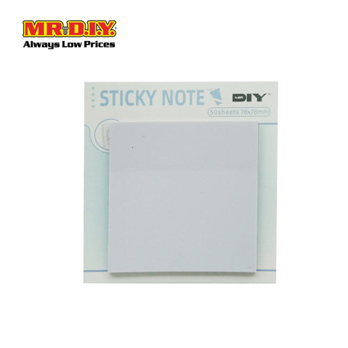 (MR.DIY) Sticky Post-it Adhesive Plain Note 50 Sheets (76 x 76mm)