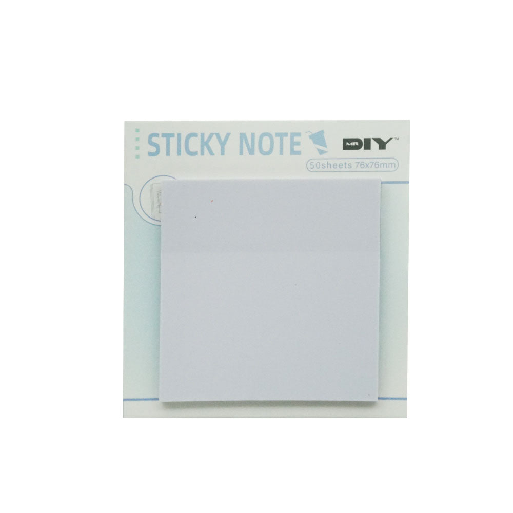 (MR.DIY) Sticky Post-it Adhesive Plain Note 50 Sheets (76 x 76mm)