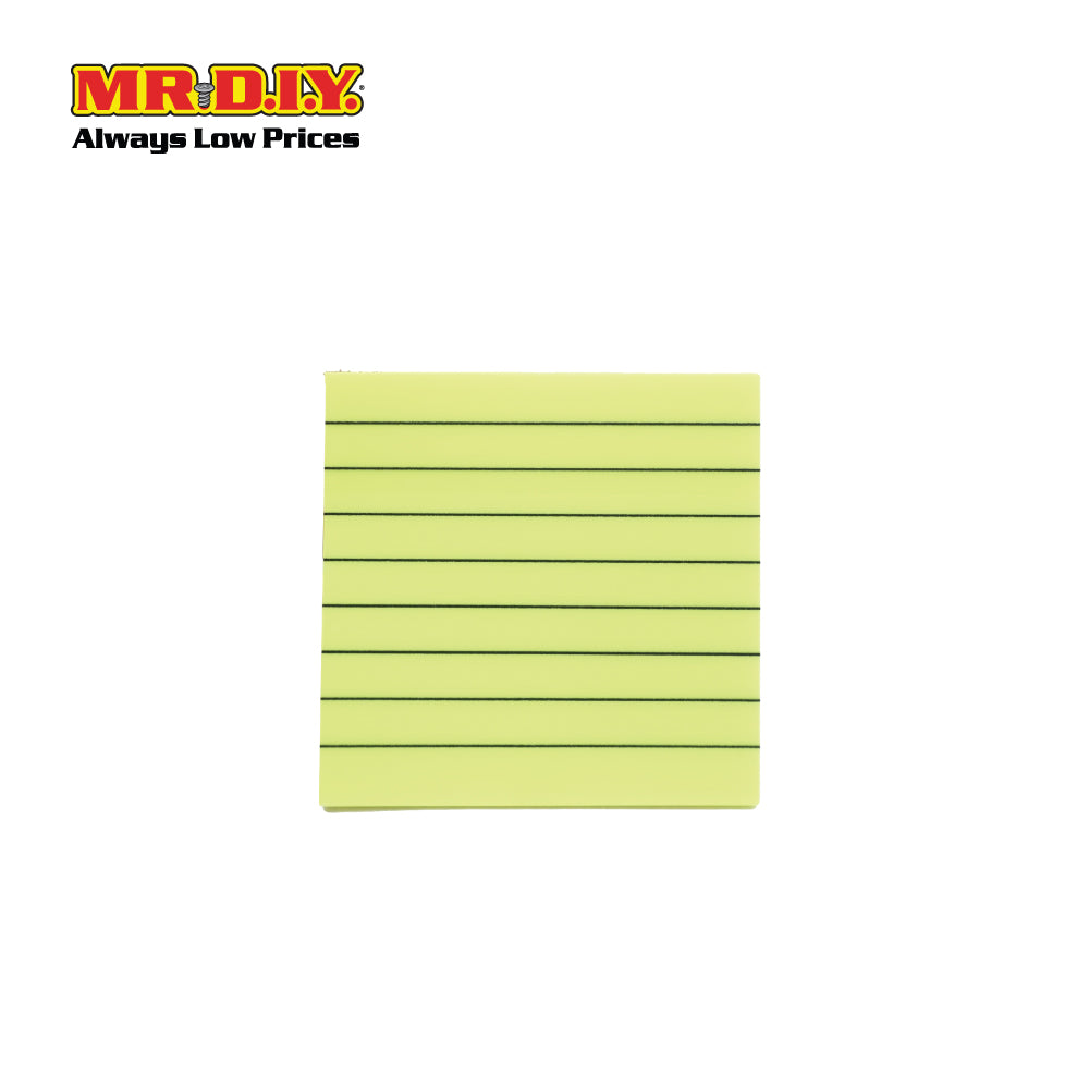 (MR.DIY) Square Linen Sticky Notes Tab (7.6x7.6cm)