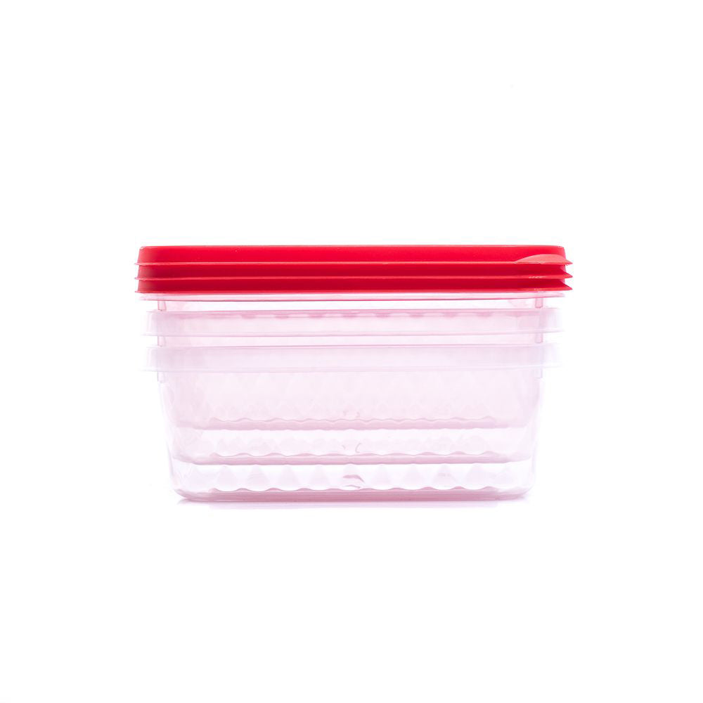 DUORO Plastic Diamond Shine Airtight Food Container 30-32 (3pcs)