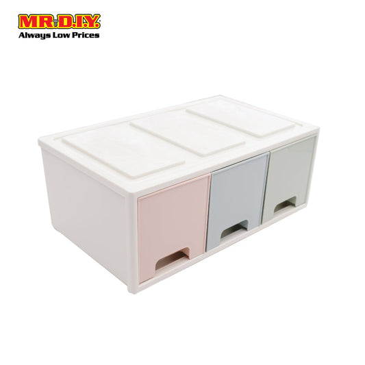 (MR.DIY) 3 Drawers Storage Box (32cm)
