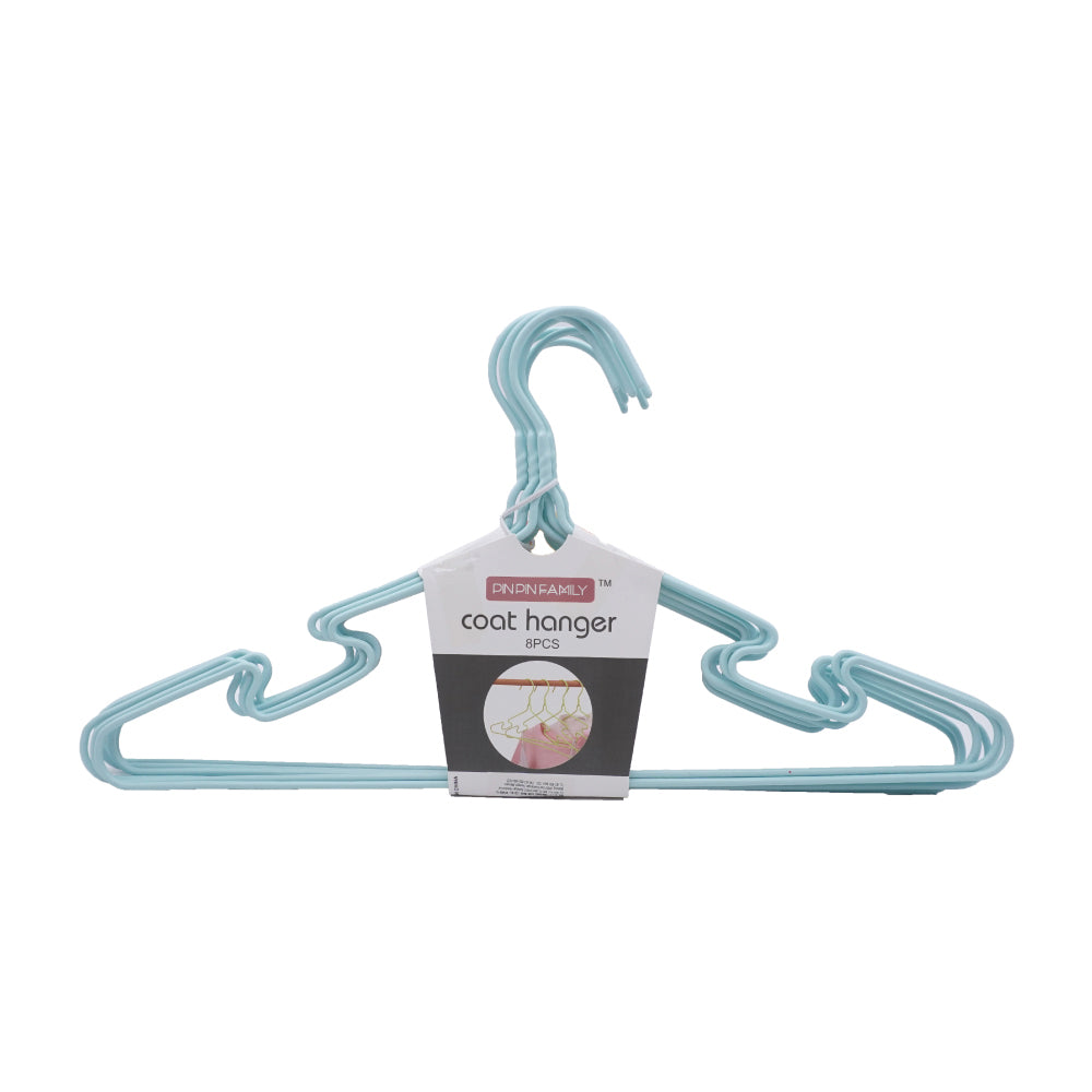 PINPIN Family Metal Coated Clothes Hanger HP92-054 (8pcs)