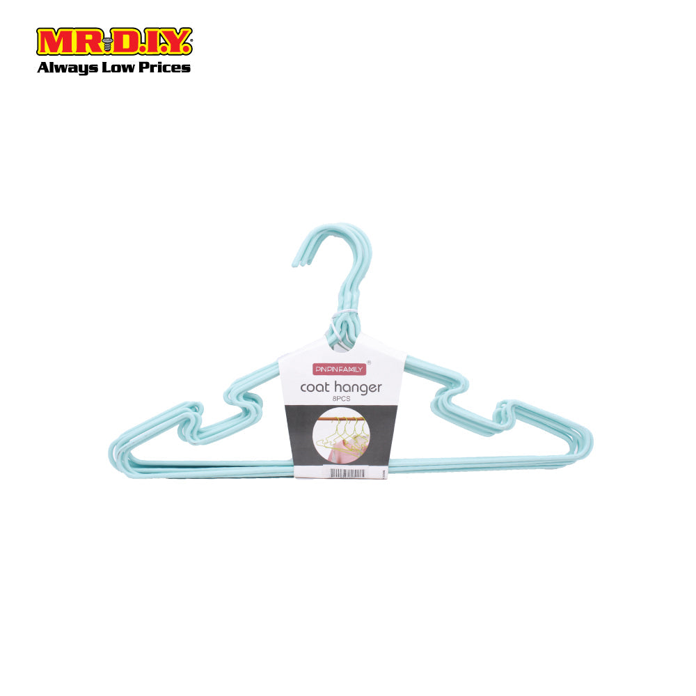 PINPIN Family Metal Coated Clothes Hanger HP92-054 (8pcs)