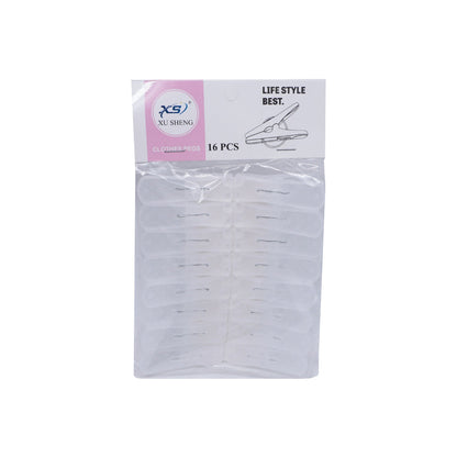 XS Clothes Peg - Translucent White (16pcs)