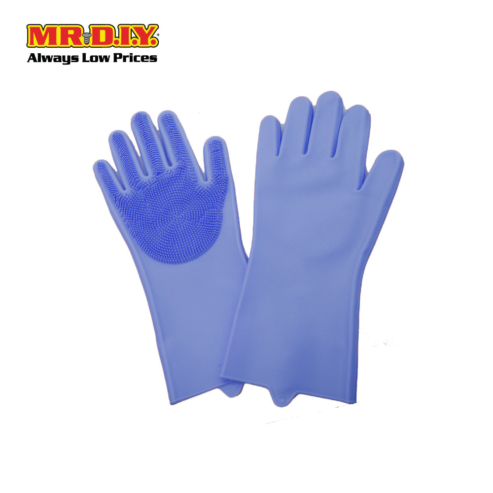(MR.DIY) Silicone Dishwashing Rubber Gloves