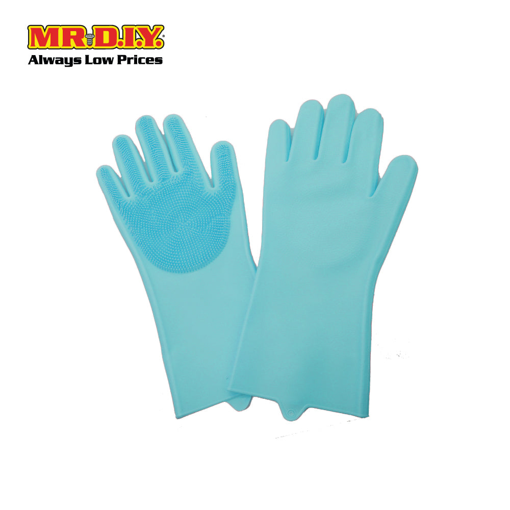 (MR.DIY) Silicone Dishwashing Rubber Gloves