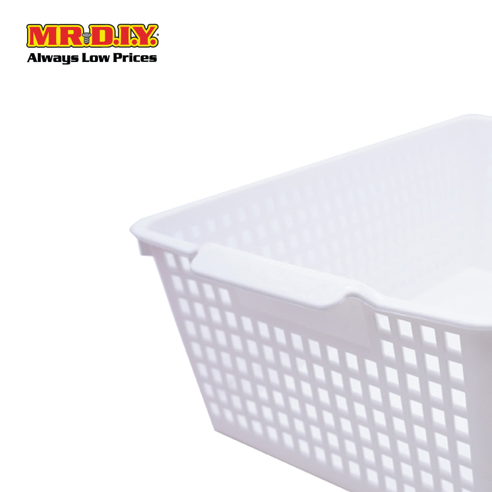 (MR.DIY) Durable Plastic Storage Multi-Purpose Basket Organizer (30.5 x 26cm)
