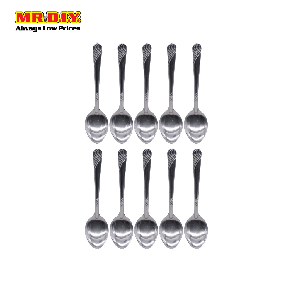 (MR. DIY) Stainless Steel Spoon 10 PCS