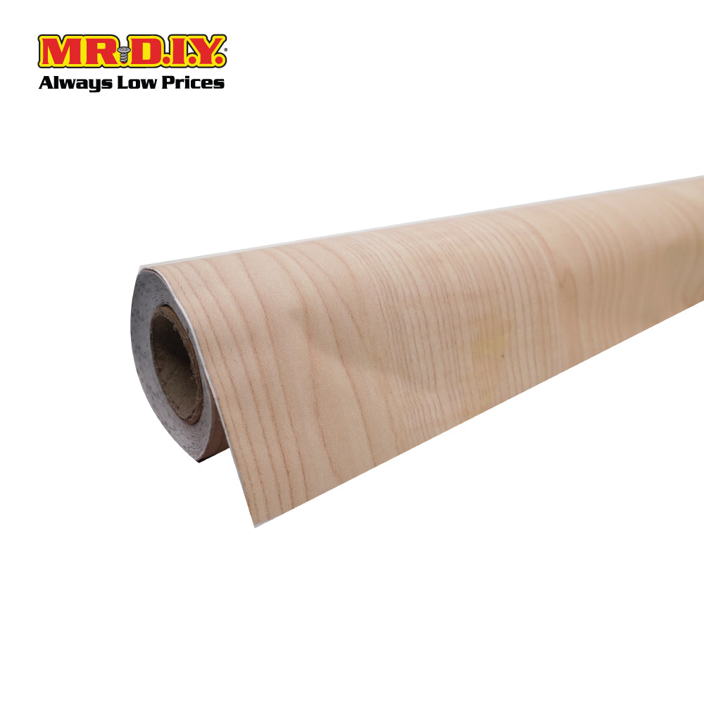(MR.DIY) PVC Self-Adhesive Wood Wallpaper (45cmx5m)
