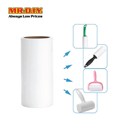 (MR.DIY) Refill Sticker Lint Roller Hair Dust Pet Fur Removal (3pcs)