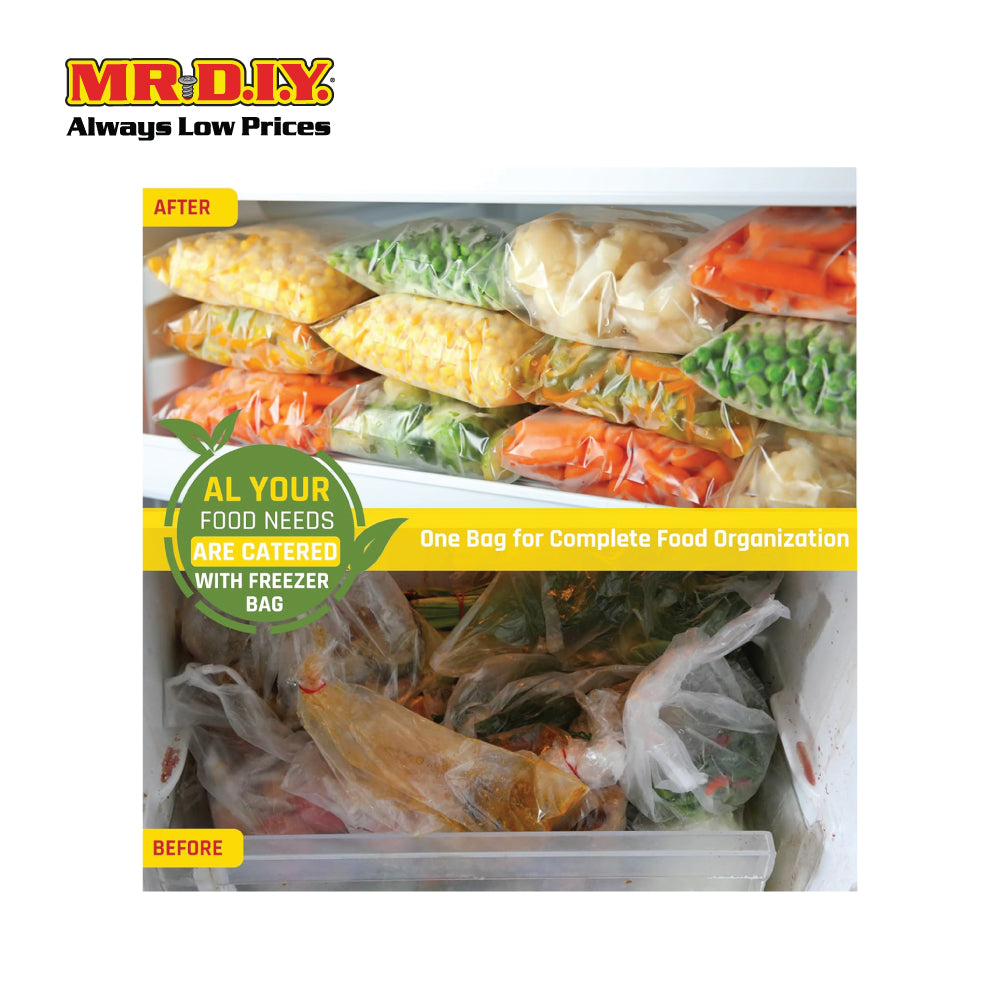 (MR.DIY) Resealable Storage Bag 10pcs (L34cm x W24cm)