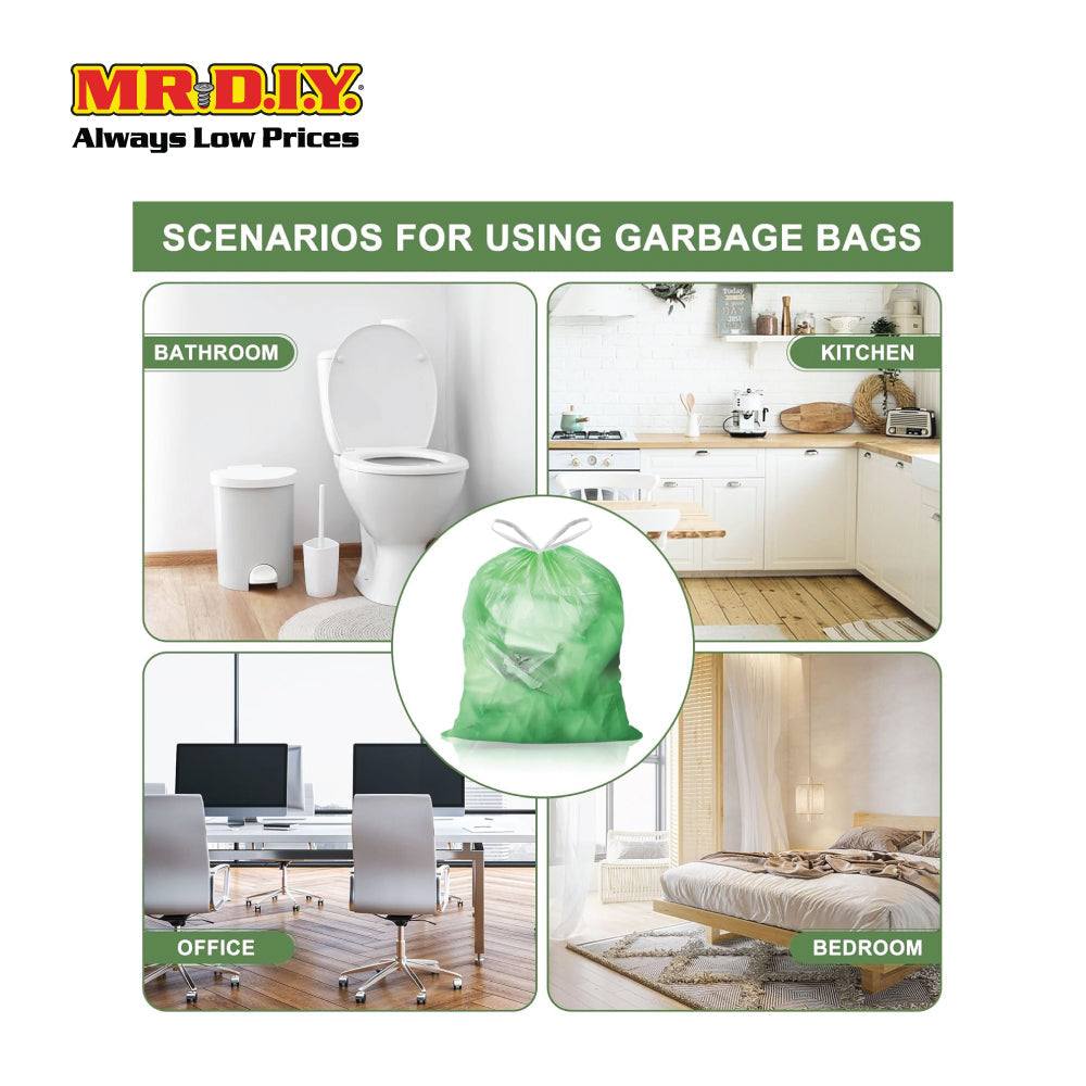 MR.DIY Drawstring Garbage Bag S Size (18pcs)