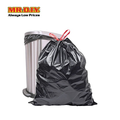 (MR.DIY) Drawstring Plastic Garbage Bag (15pcs)
