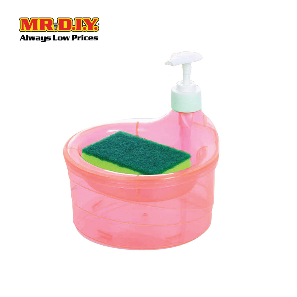 (MR.DIY) Soap dispenser and sponge holder 2 in 1