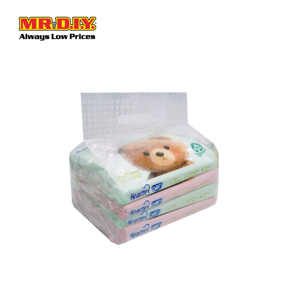 HEARTTEX x DAY'S Travel Pack 2 PLY 50S X 4