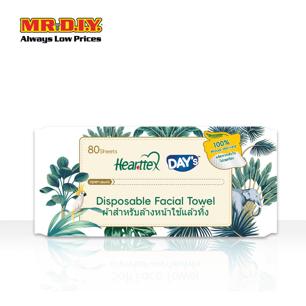 HEARTTEX x DAY'S Disposable Facial Towel 80S