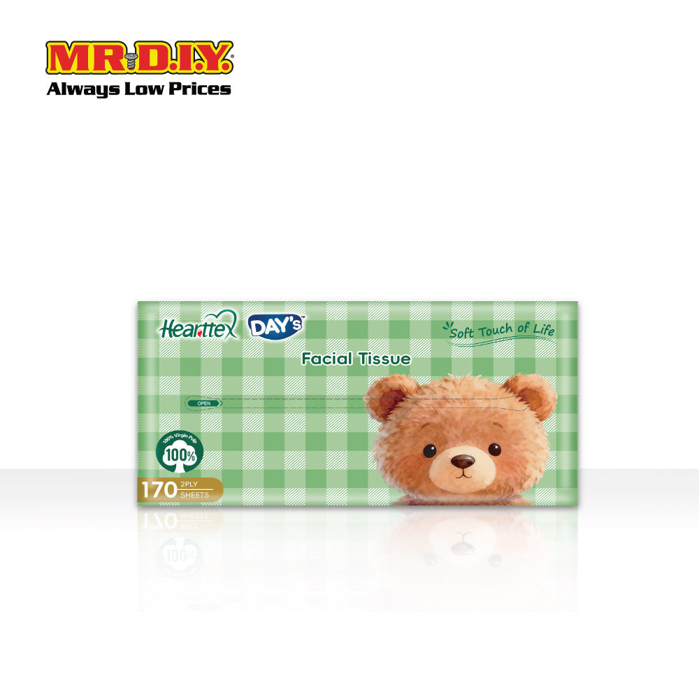 HEARTTEX x DAY'S Facial Tissue 2 PLY 170S