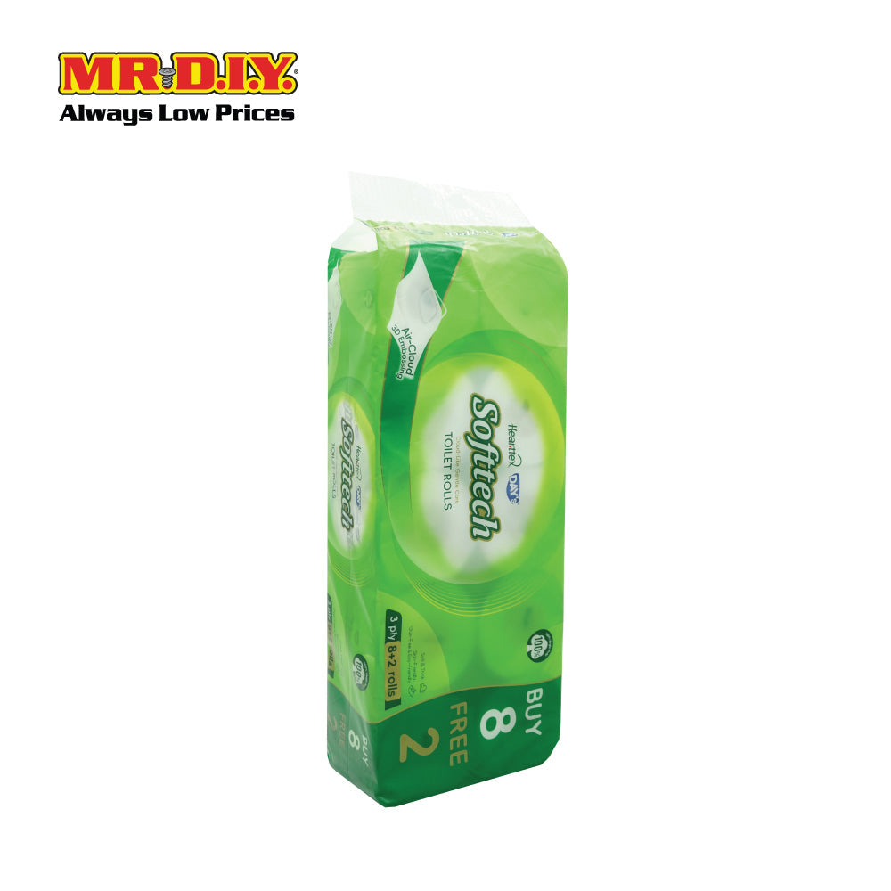 HEARTTEX x DAY'S Toilet Paper Roll 3 PLY 110G X 10 Rolls