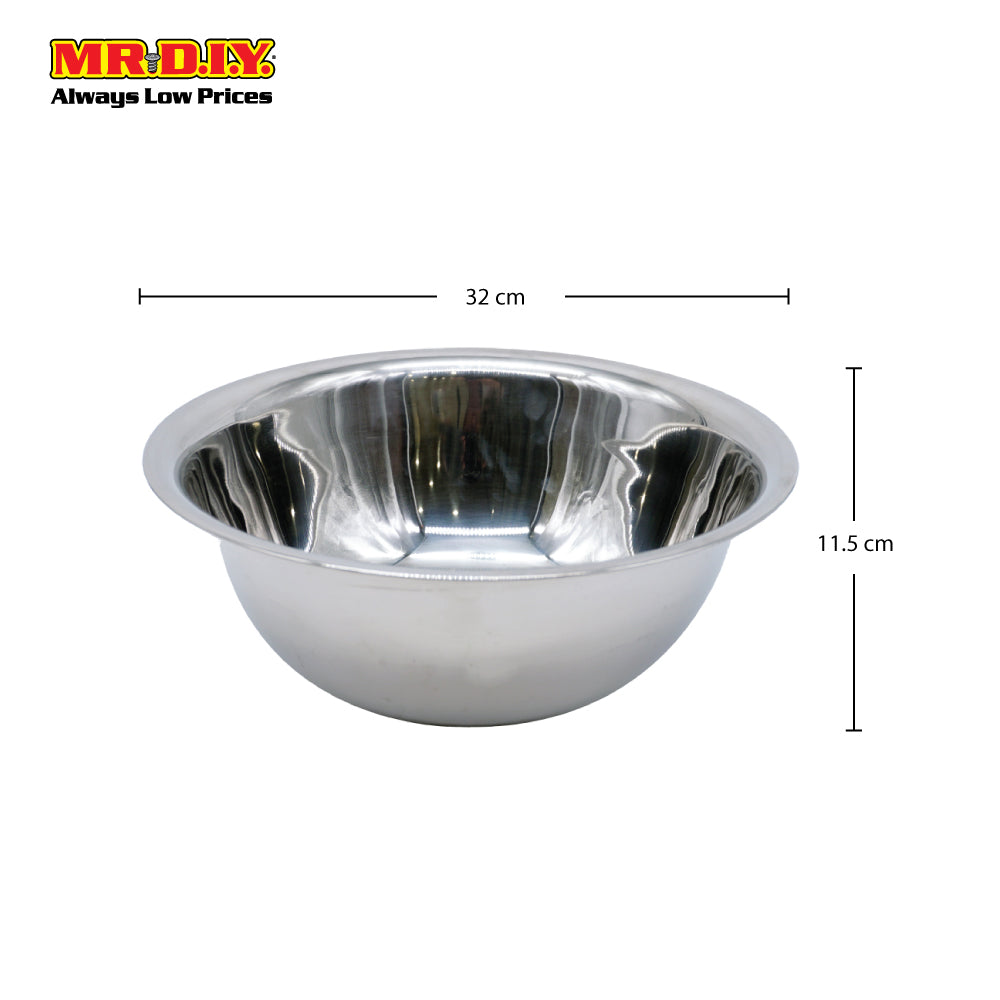 (MR.DIY) Stainless-Steel Mixing Bowl (32cm)