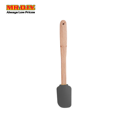 (MR.DIY) AIDAOU Wooden Handle Silicone Spatula (29cm)