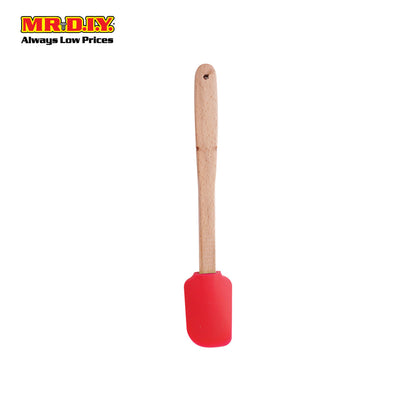 (MR.DIY) AIDAOU Wooden Handle Silicone Spatula (29cm)