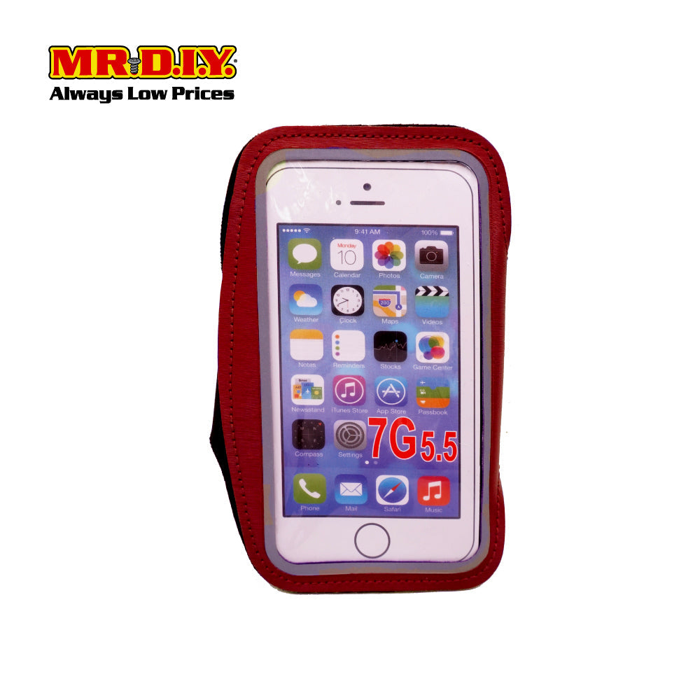 (MR.DIY) Waterproof Sports Armband Phone Holder Case Bag (14cm x 21cm)