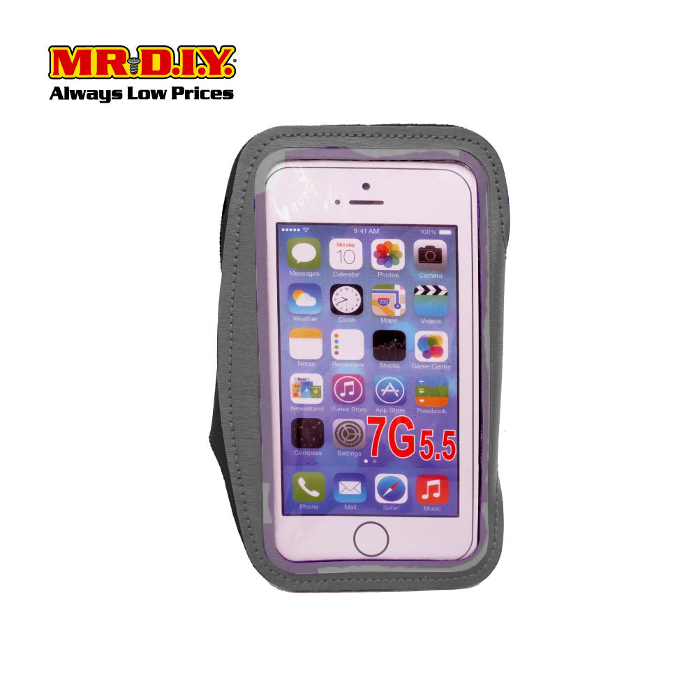 (MR.DIY) Waterproof Sports Armband Phone Holder Case Bag (14cm x 21cm)