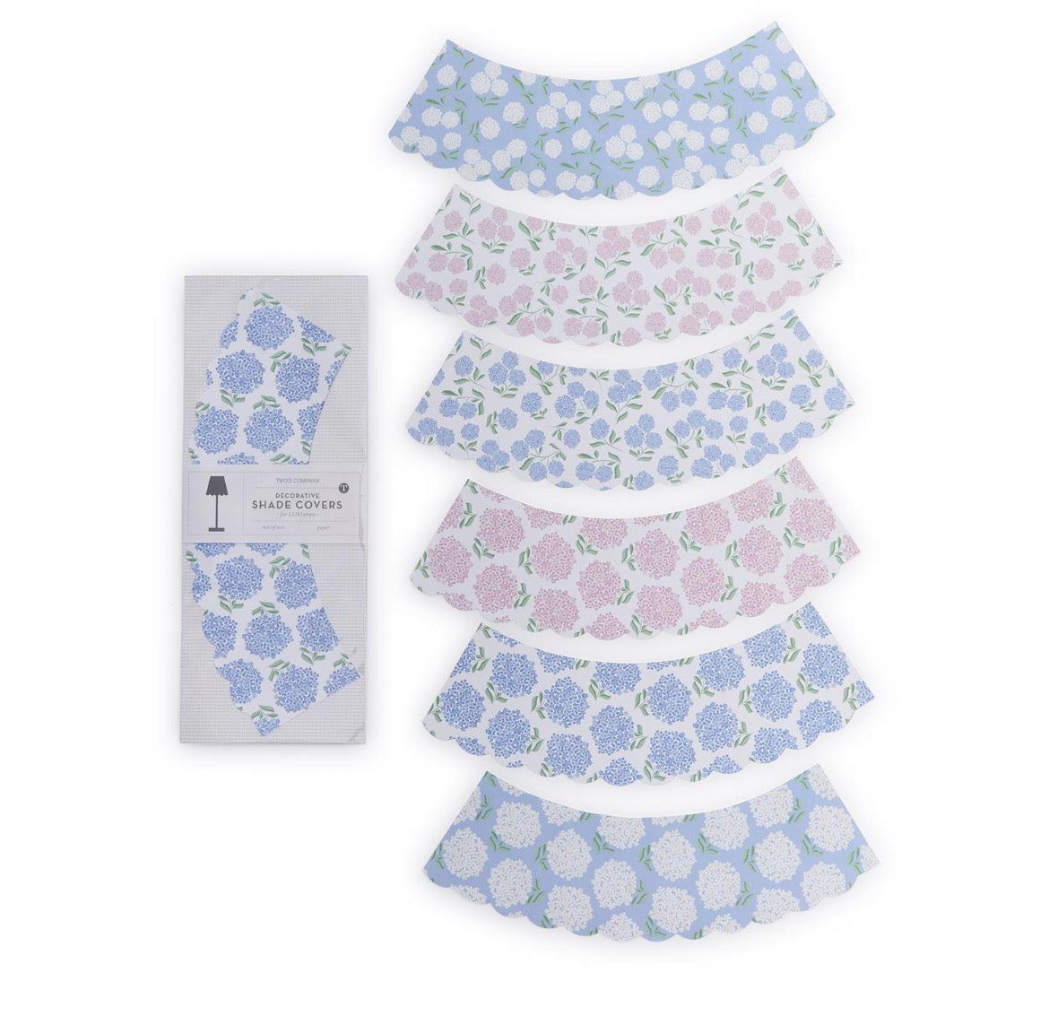 Hydrangea Paper Lamp Shade Cover