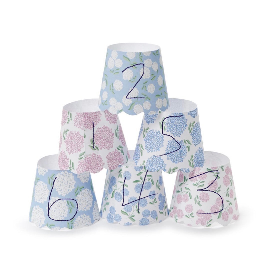 Hydrangea Paper Lamp Shade Cover