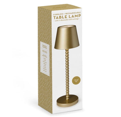 Beaded Rechargeable Table LED Lamp-Gold