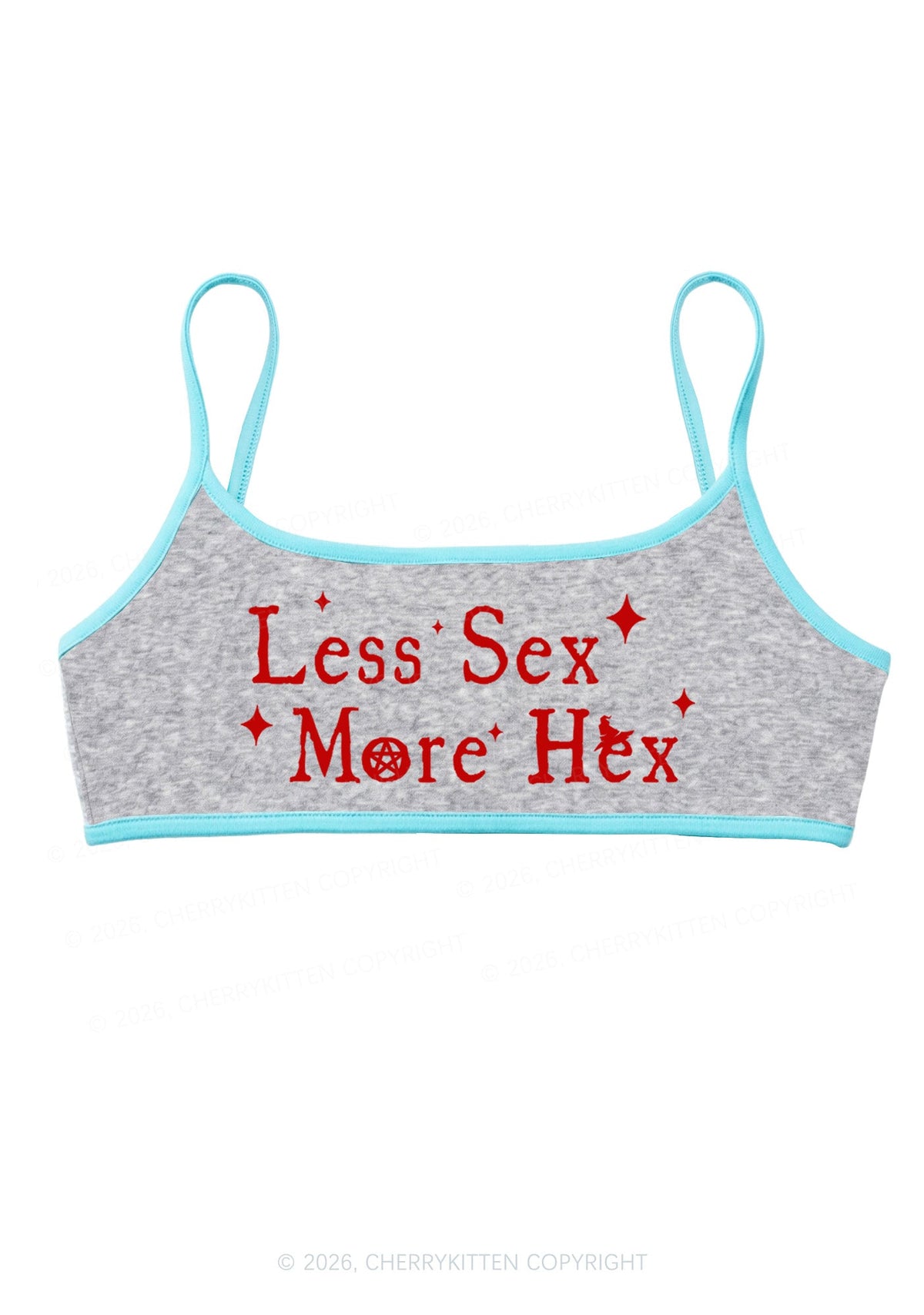 Less Sx More Hex Y2K Super Crop Cami Cherrykitten