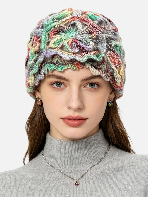 Haaura Colorful Mesh Stitch Bonnet