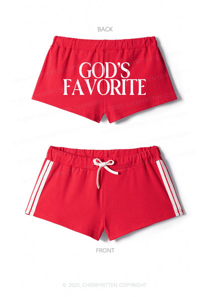 Gods Favorite Y2K Drawstring Mini Shorts Cherrykitten