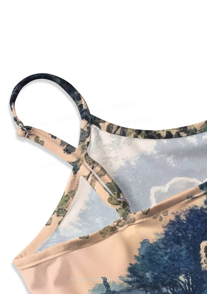 Best Friends Y2K Print Slip Dress Cherrykitten