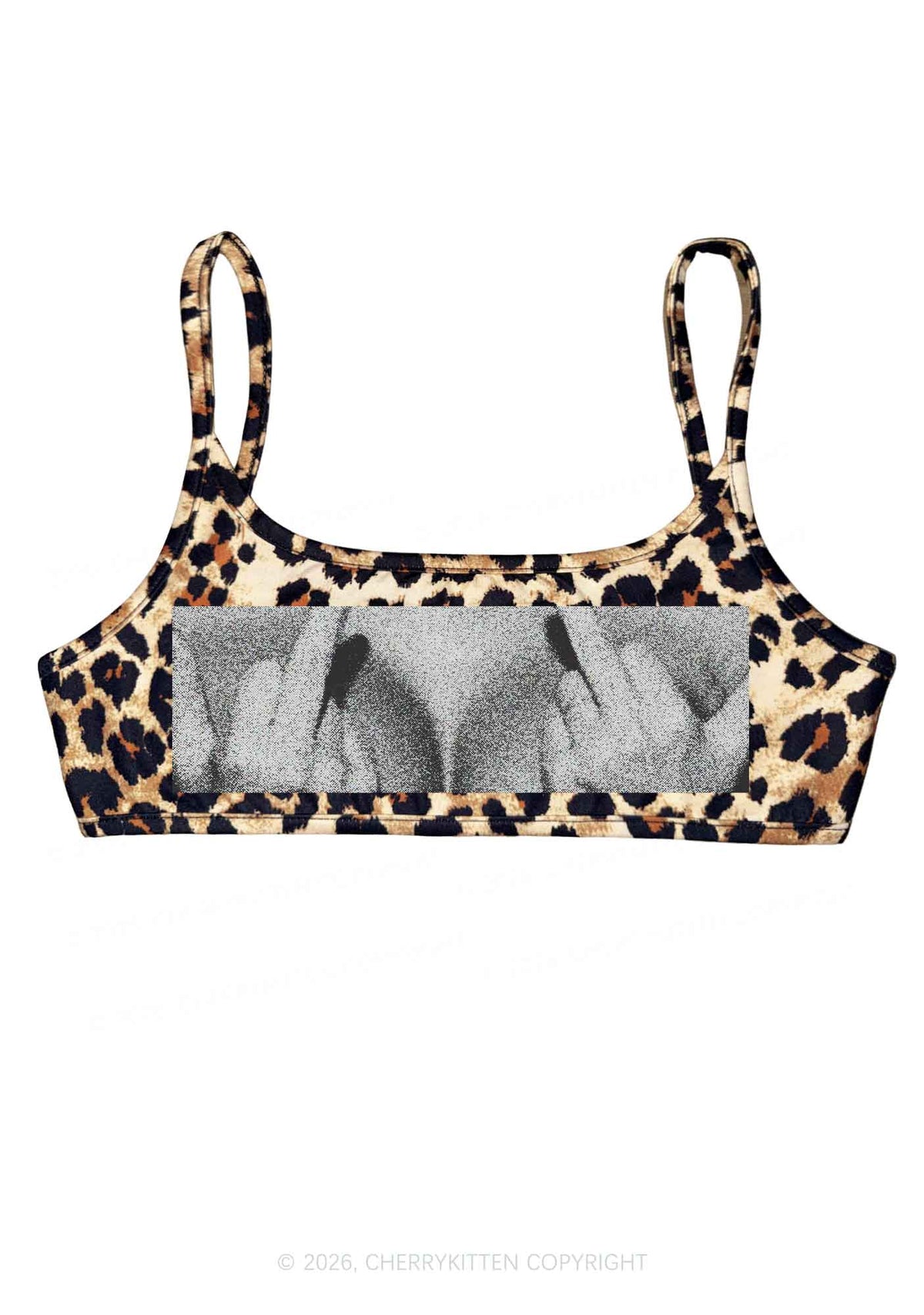 Middle Finger Bxxbs Y2K Super Crop Cami Cherrykitten