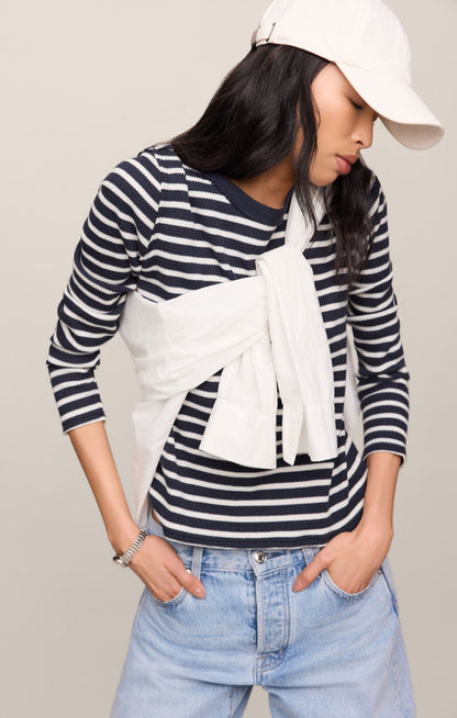 Arlet Stripe Thermal Top - Eclipse