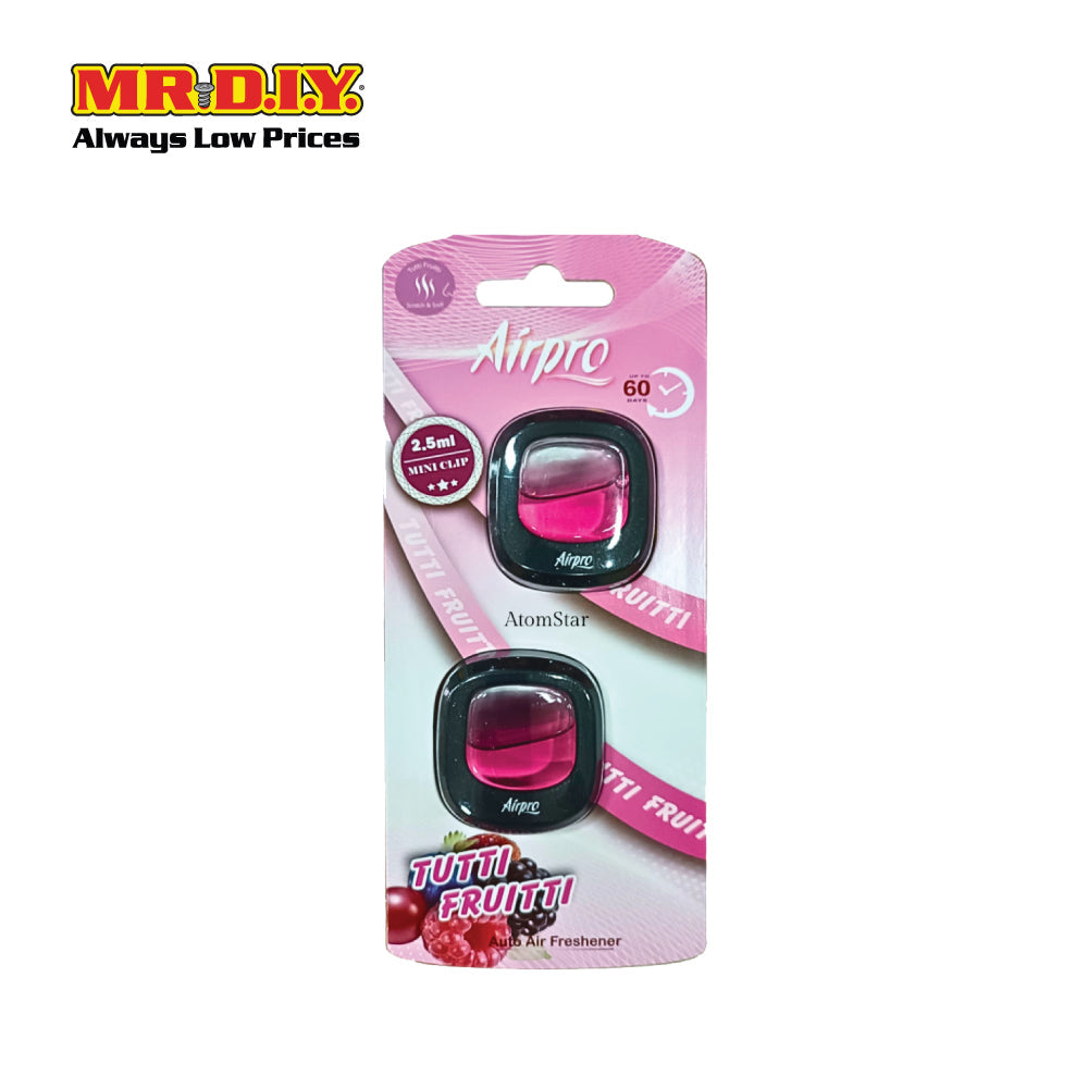 AIRPRO Air Freshener Clip Tutti Frutti 2pcs (2.5ml)
