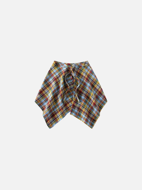 Vintage Plaid Dress Over Pants