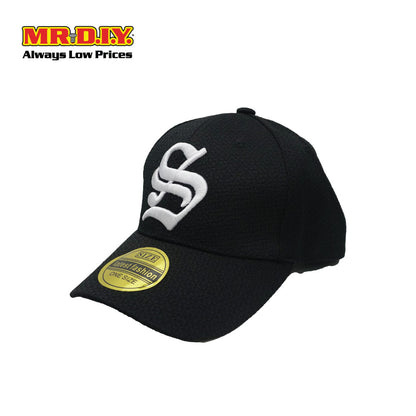 (MR.DIY) Unisex S Letter Embroidered All Seasons Indoor Outdoor Baseball Cap