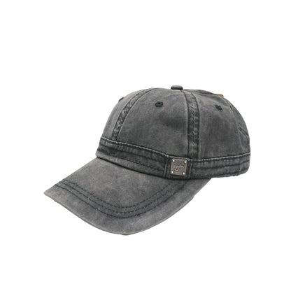 (MR DIY) Adjustable Vintage Cotton Baseball Hat ( 19 x 27 x 12 cm )