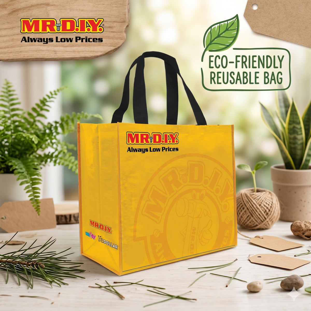 MR.DIY Shopping Bag L Size