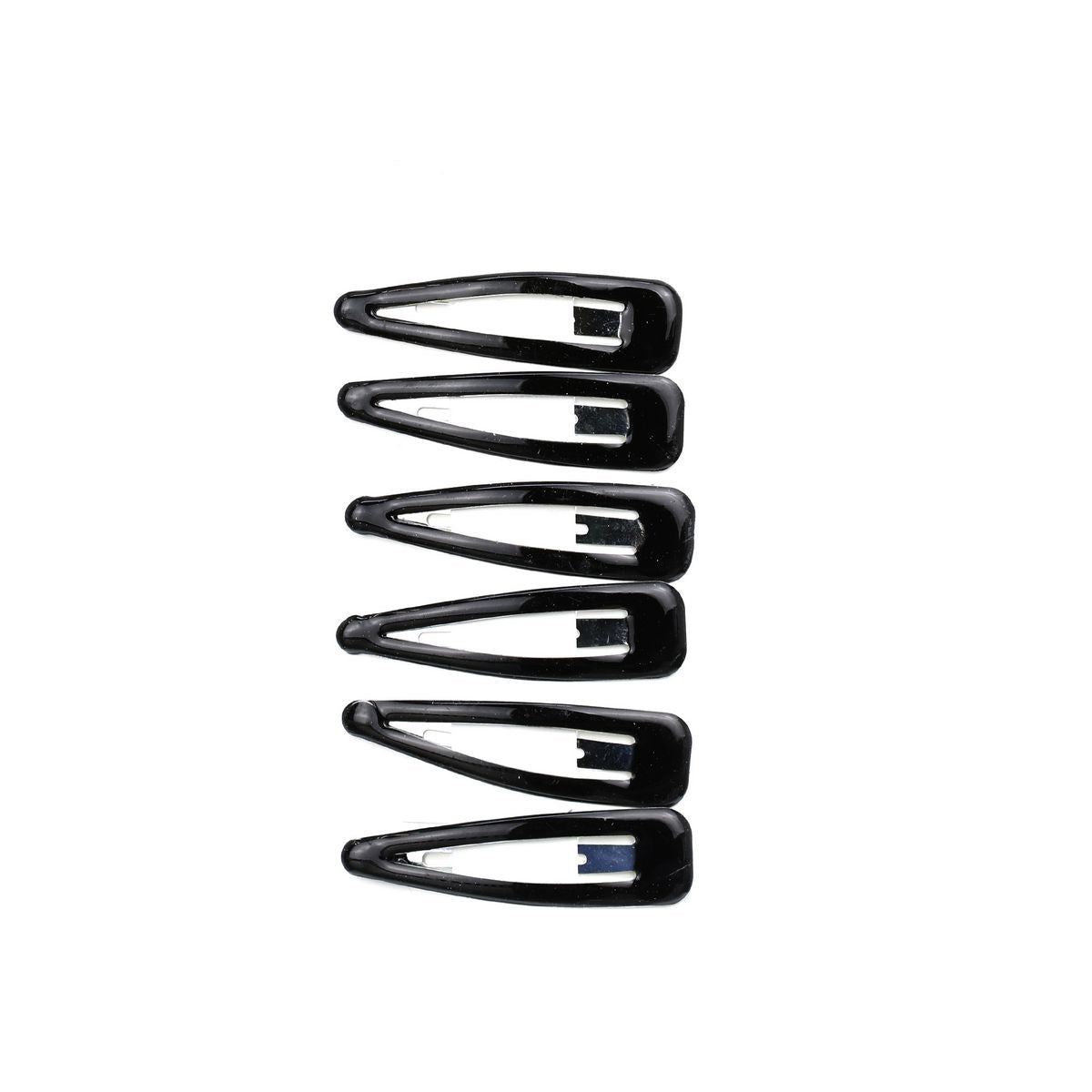 (MR.DIY) Black Metal Hair Clips (6 pcs)