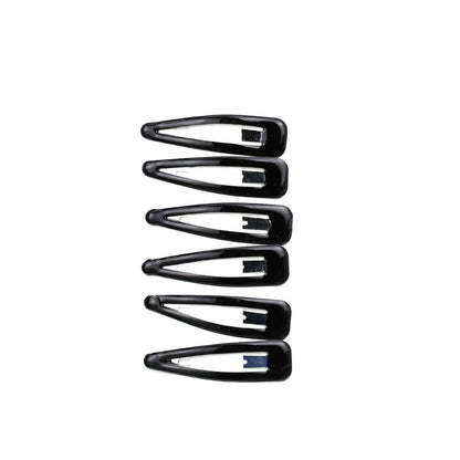 (MR.DIY) Black Metal Hair Clips (6 pcs)