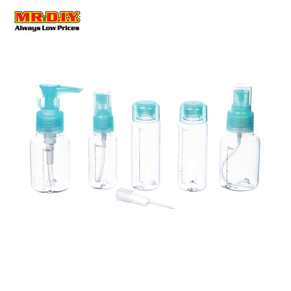 (MR.DIY) KEQI 7 in 1 Travel Pack Cosmetic Bottle Kit Set