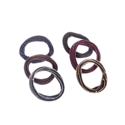 (MR.DIY) Colourful Elastic Hair Band 6 Pcs